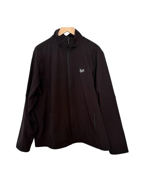Lyft Other - Lyft Black Zip Jacket 1K Driver Patch XL Full Zip Tech Workwear Coat